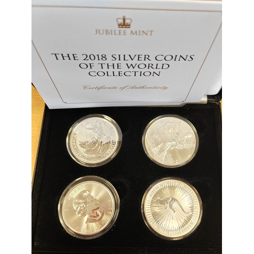 846 - Collection of silver and CuNi uncirculated and proof boxed sets and coins with, Africa 9ct gold coin... 