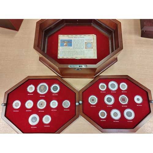 846 - Collection of silver and CuNi uncirculated and proof boxed sets and coins with, Africa 9ct gold coin... 