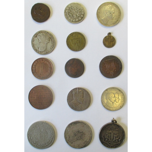 849 - 17th to 20th century collection in mixed condition with some better including GB half crown 1696N, s... 