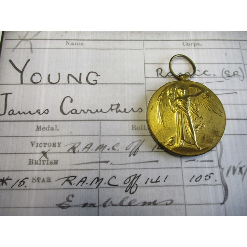 WW1 Victory Medals to: 1. Major J.C. Young. There is only 1 officer ...