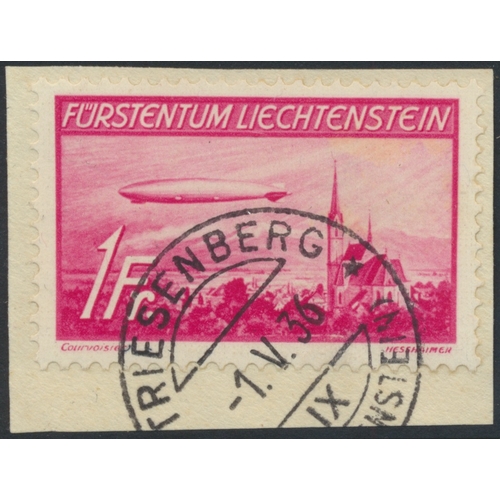 239 - Liechtenstein. M/U coln from 1912-1993 in 1 stockbook, incl 1912-16 set on piece,  1916 unsurfaced s... 