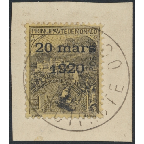 241 - Monaco. Early to modern M/U coln in 2 albums and 1 stockbook, incl 1885 vals to 75c U, 1891-4 vals t... 