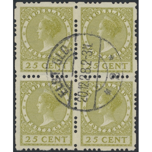 244 - Netherlands. Early to modern used coln in 1 ringbinder, incl 1852-6 vals to 15c, 1864 vals to 15c, 1... 