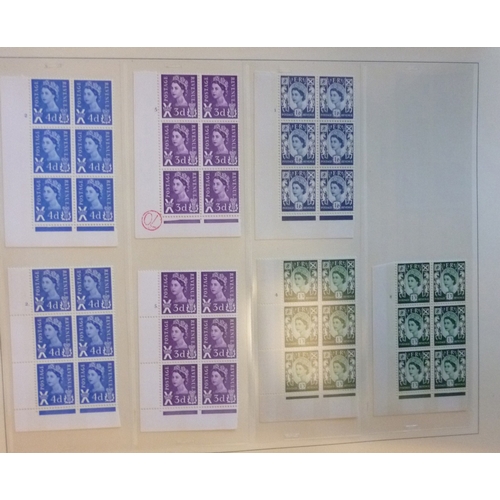 281 - KGVI-QEII M/U coln in 2 albums with 1936 vals to 2½d from sheets, bklts, and coils M/U, 1937-47 vals... 