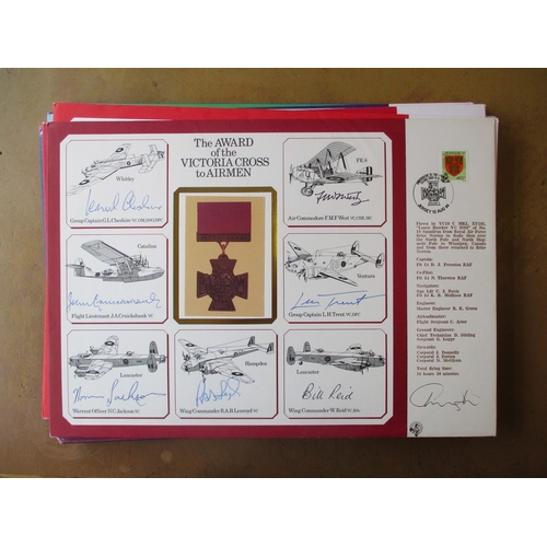 115 - Aviation. RAF covers coln in 25+ folders and loose with very large range of autographs with WWI figh... 