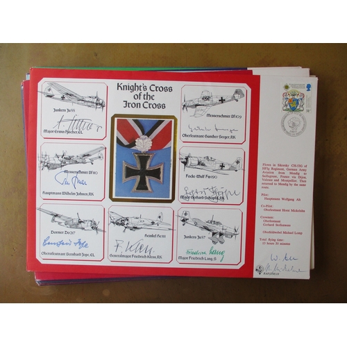 115 - Aviation. RAF covers coln in 25+ folders and loose with very large range of autographs with WWI figh... 