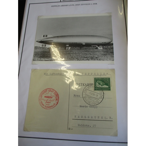 117 - Thematics. Aviation. Mainly modern coln in 12 ringbinders. Covers, postcards and stamps are somewhat... 