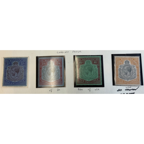 136 - Bermuda. QV-KGV M/U coln on album leaves incl, 1865-1903 set M/U, 1883-1904 set M, 1906-10 set U, 19... 