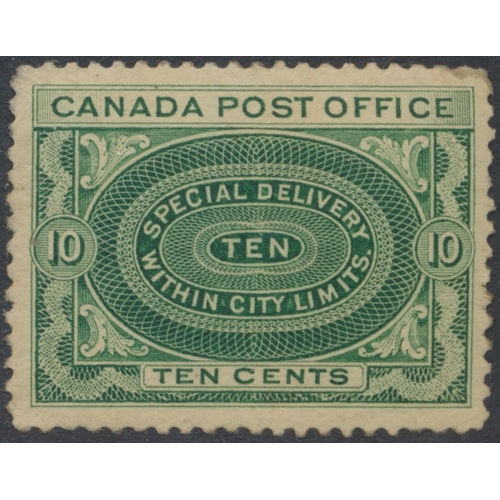 147 - Canada. Mint/unused coln (with some gum issues throughout) on album pages, incl 1870-89 vals to 10c,... 