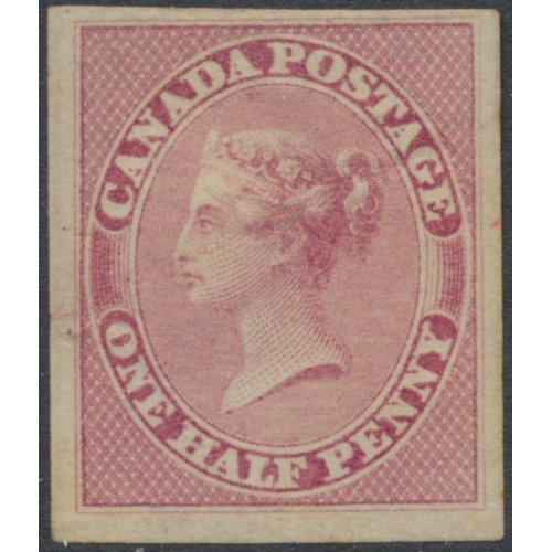 149 - Canada. QV mint/unused range on album leaves, incl Colony 1852-73 3d red 4-margins unused, 1852 10d ... 