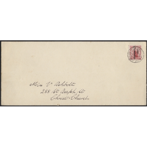 177 - New Zealand. Seln covers, incl 1908 Shackleton Expedition to Christchurch, bearing 1d rose-carmine o... 