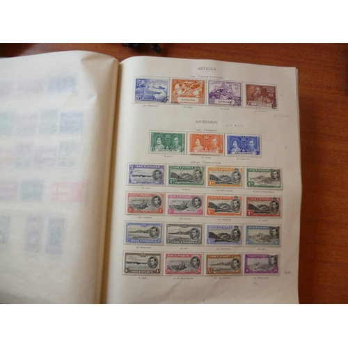 2 - KGVI M/U coln in (damaged) SG KGVI album, incl 1937 Aden Dhows vals to 2r U, plus 5r & 10rs M, 1939-... 