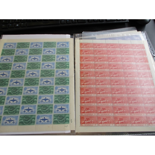 207 - Egypt. Early to middle-period M/U coln in ring binder, incl early, mainly used selns from 1866, 1934... 