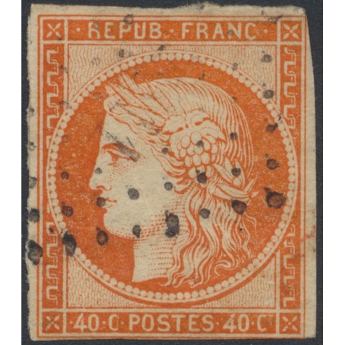 212 - France. Early to modern used coln in 2 stockbooks, incl 1849 Ceres vals to 1f,  1852 Napoleon vals t... 