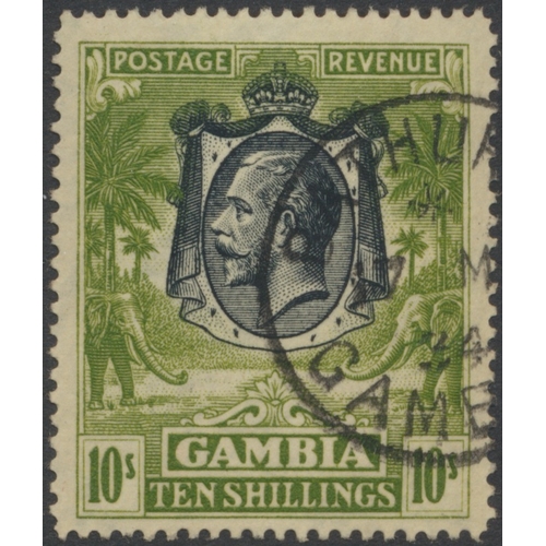 22 - Extensive old-time BC M/U coln on album leaves and loose, with some duplication. Incl 1922-29 Gambia... 