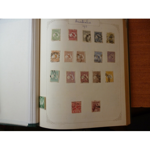 23 - BC, QV-QEII M/U coln in 2 albums and 2 ring binders, incl Australia 1913 Kangaroo vals to 5/- U, 191... 