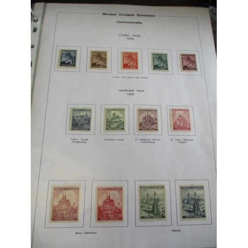 230A - Germany. WWII Occupations. Nicely presented (exhibition-style) coln in three binders. Mainly mint is... 