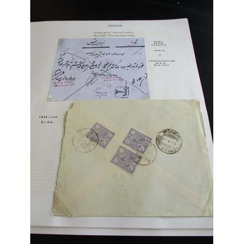 234 - Iran. Postal History. A group of 30 1920s underpaid international commercial covers, with annotation... 