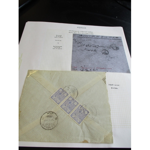 234 - Iran. Postal History. A group of 30 1920s underpaid international commercial covers, with annotation... 