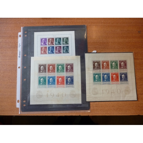 251 - Portugal and Colonies. M/U coln on album leaves. Portugal contains lots of M/S and earlier singles, ... 