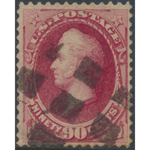 259 - United States of America. Early to modern M/U coln in large old Scott album, incl 1845-6 postmaster ... 