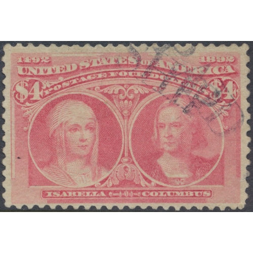 259 - United States of America. Early to modern M/U coln in large old Scott album, incl 1845-6 postmaster ... 