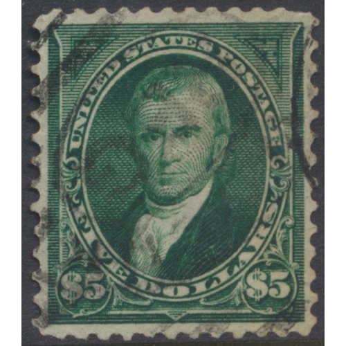 259 - United States of America. Early to modern M/U coln in large old Scott album, incl 1845-6 postmaster ... 