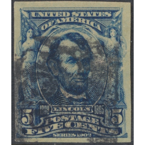 259 - United States of America. Early to modern M/U coln in large old Scott album, incl 1845-6 postmaster ... 