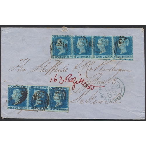 268 - QV-KGVI M/U coln in 1 stockbook, incl 1840 1d black 3 and 4 margin examples U, 2d blue 4 margins U, ... 