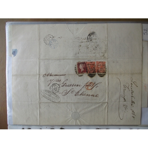 285 - Postal History. Assorted covers and entires (Qty 80+, excl ephemera range) in single binder. GB P/S ... 