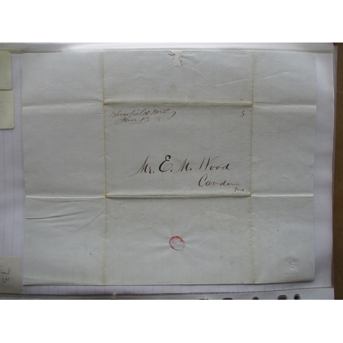 285 - Postal History. Assorted covers and entires (Qty 80+, excl ephemera range) in single binder. GB P/S ... 