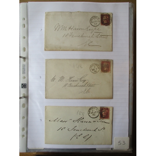 285 - Postal History. Assorted covers and entires (Qty 80+, excl ephemera range) in single binder. GB P/S ... 