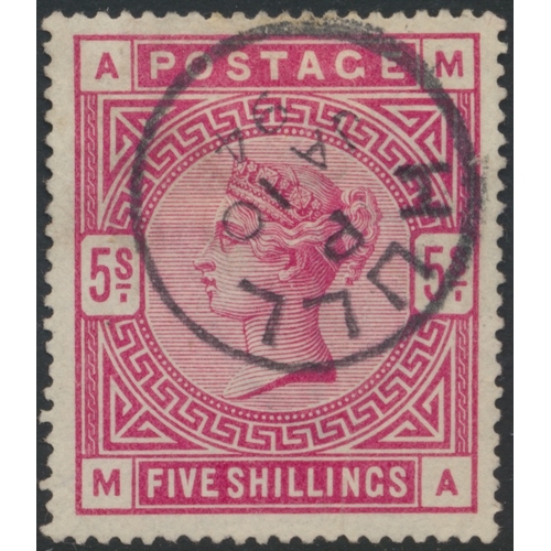 287 - QV, mostly U, coln in single stockbook. Good ranges of line-engraved and surface-printed issues, mix... 