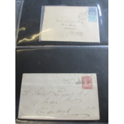 289 - QV LE & SP U/FU mixed condition selns on stockleaves, incl 1867-80 wmk spray of rose 9d straw x2 & 1... 