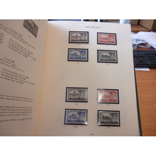 311 - QEII used coln in 8 SG Windsor albums, incl 1955 Castles both printings, 1959 and 1963-8 sets, Wildi... 