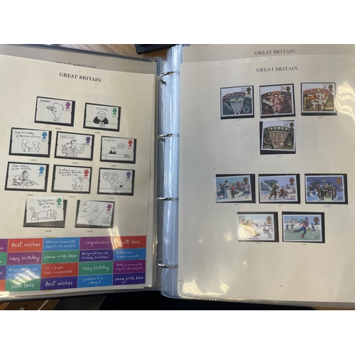 337 - A seemingly UM coln of decimal commem issues from 1991-2000 in boxed Royal Mail Stamp Album. Valid f... 