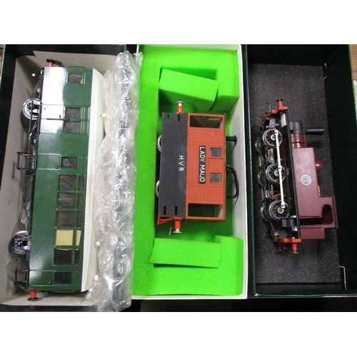 711 - Range of OO gauge unboxed kit built including coach, O gauge 42A tank 0-4-0 incomplete, Lady Maud HV... 