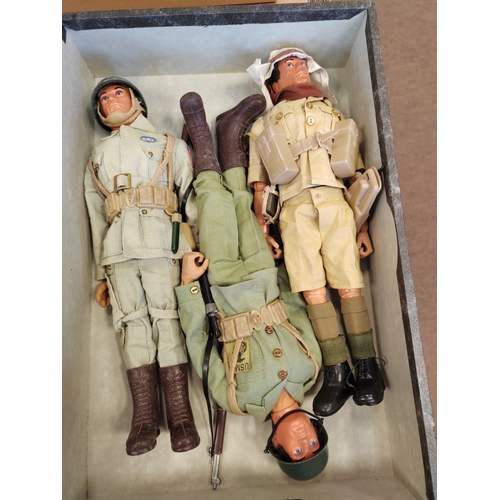 106 - Collection of unboxed Action Man figures from 1960's to 80's generally very good to excellent with B... 