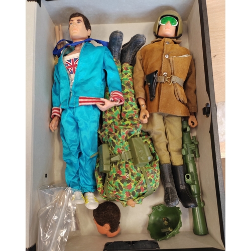 107 - Collection of unboxed Palitoy Action Man figures generally very good to excellent most appear to hav... 