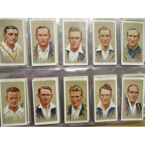 11 - Collection in 6 albums with complete sets including Churchman Lawn Tennis, Sarony Tennis Strokes, Mo... 