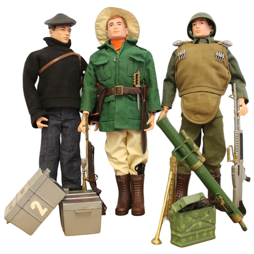 121 - Range of unboxed Palitoy Action Man figures generally very good to excellent with Jungle Explorer wi... 