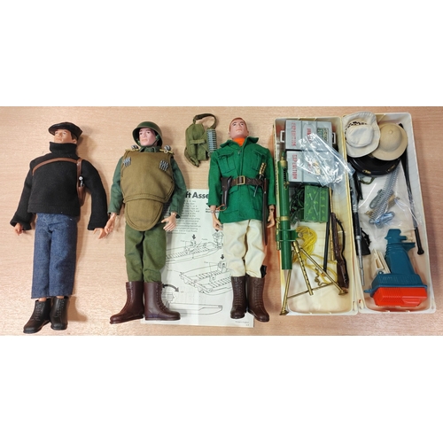 121 - Range of unboxed Palitoy Action Man figures generally very good to excellent with Jungle Explorer wi... 