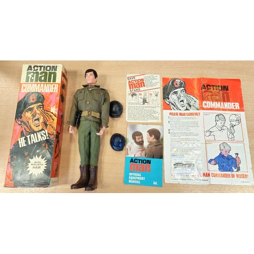 131 - Palitoy Action Man Vintage Talking Commander in very good to excellent condition in good plus box wi... 