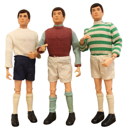 137 - Range of unboxed Palitoy Action Man Footballers generally good plus to very good with Aston Villa, C... 