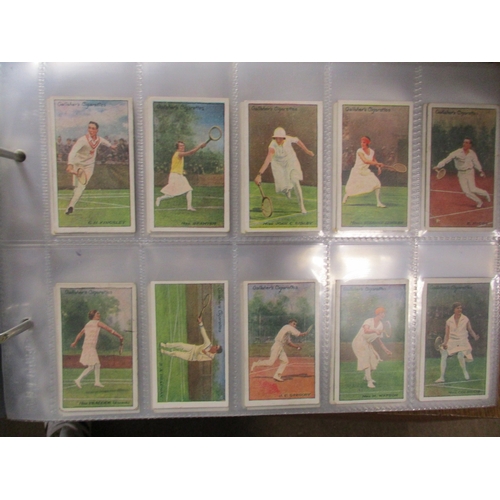 14 - Collection in 15 albums and in plastic sleeves including Gallaher Famous Cricketers (11), Famous Foo... 