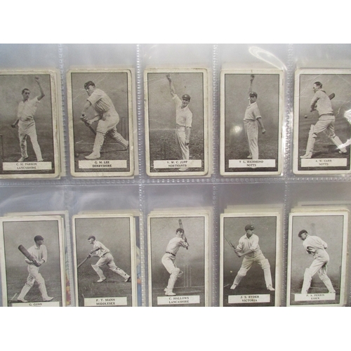 14 - Collection in 15 albums and in plastic sleeves including Gallaher Famous Cricketers (11), Famous Foo... 