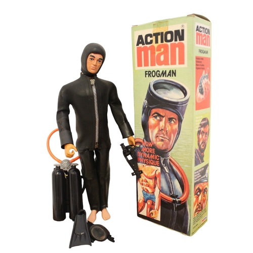 141 - Palitoy Action Man Frogman generally very good (wetsuit has degraded) in very good box, comes with o... 