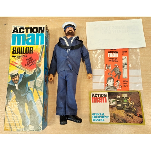 148 - Palitoy Action Man Vintage Sailor very good to near excellent in good plus box with HMS Victory hat,... 