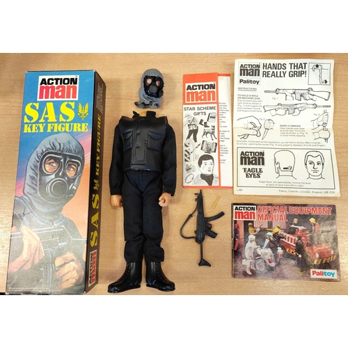 152 - Palitoy Action Man SAS Key Figure excellent (with detached head) in good to good plus box, appears c... 