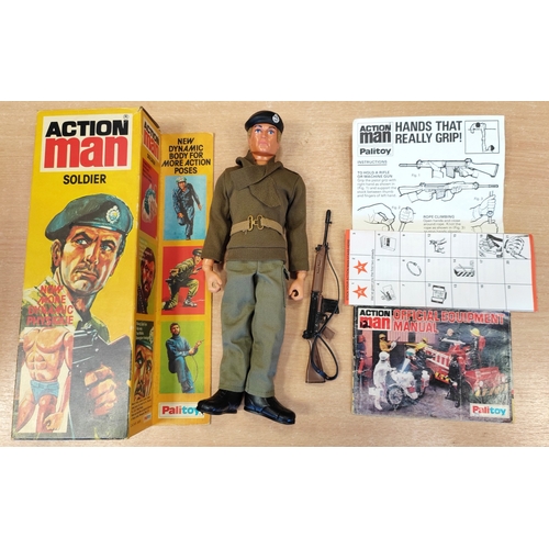 157 - Palitoy Vintage Action Man Action Soldier excellent in very good box, appears complete with Eagle ey... 